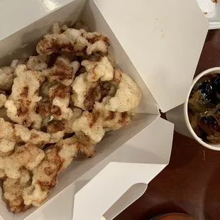 chicken wings and fried chicken, food