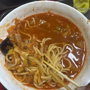 No sea food. Just noodles and cabbage.. shocked how bad this place is