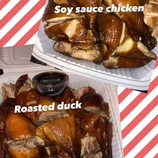 Full chicken &amp; duck