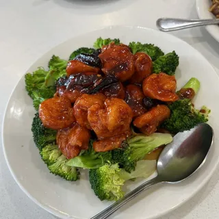 Shrimp With Szechuan Sauce