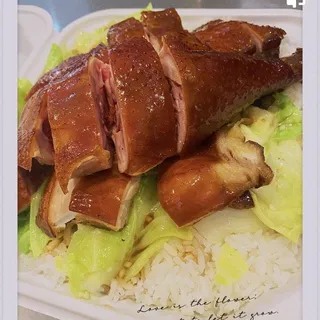 Soy Sauce Chicken  Over Rice