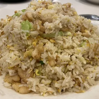 Chicken With Salty Fish Fried Rice