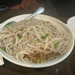 Seafood Pan Fried Noodles