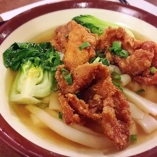 Deep Fried Pork Chop Noodle Soup