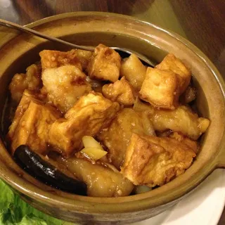 Cod Brisket with Tofu Stone Pot