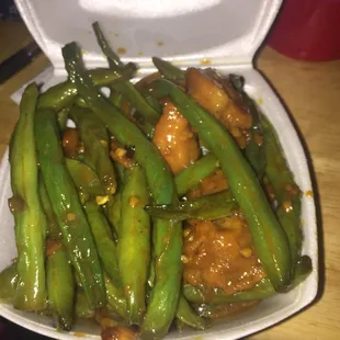 Chinese Chicken and Green Beans.