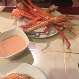 Snow crab legs