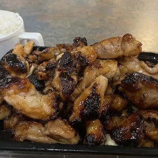 Teriyaki Chicken (with mushrooms added upon request)