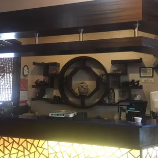 The reception area where you&apos;ll pay