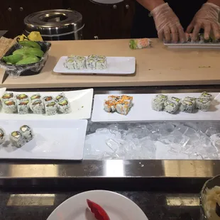 Sushi made in front of you!
