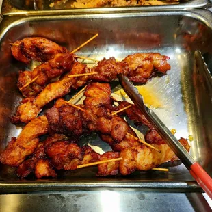 AYCE Teriyaki Chicken.  Frankly, These Are Delicious.  Moist, Tender, and Juicy.