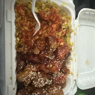 34. Shrimp Fried Rice 126. Sesame Chicken