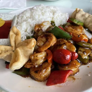 Kung Pao Shrimp Lunch Special