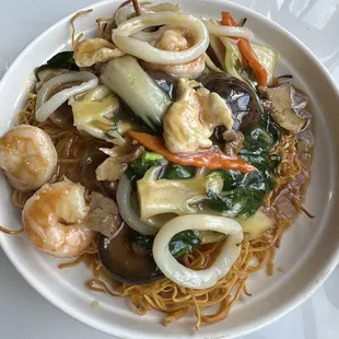 Tomato Beef Pan Fried Noodle