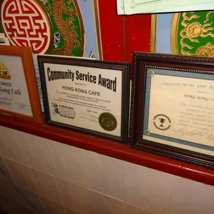 Certificates