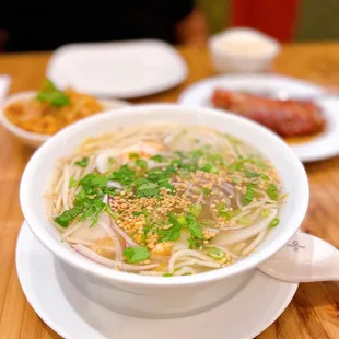 Seafood noodle soup
