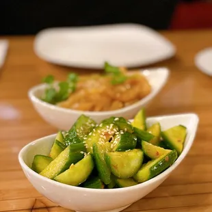 Chilled spicy cucumber