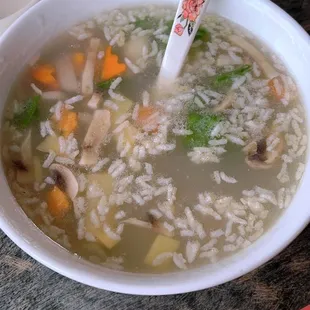 Soup 7. Chicken Sizzling Rice Soup for 2