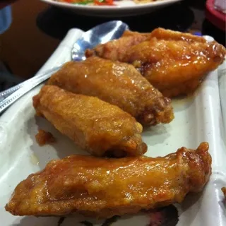 6 Honey Ginger Chicken Wings/