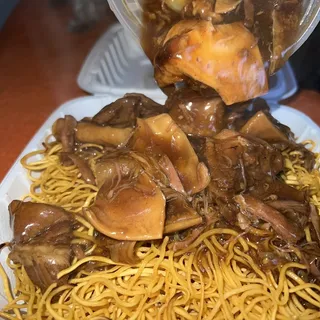 Beef Stew Pan Fried Noodle/