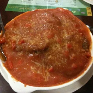 Cutlet Pork Chop Over Rice/