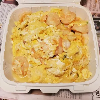 Scrambled Egg with Shrimp (Dry Style)/