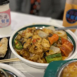 Fish Filet w/ Black Bean &amp; Pepper Sauce