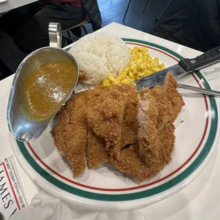 Chicken Cutlet with Curry Sauce