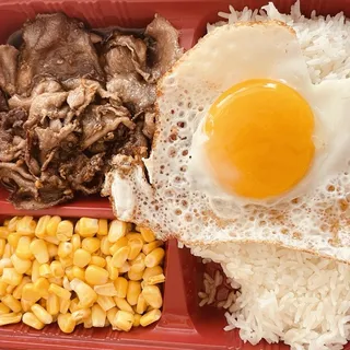 Beef Tongue Rice Platter