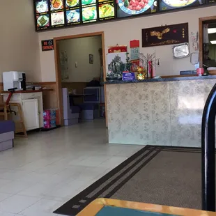 interior, sushi and sashimi