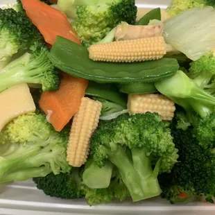 Steamed Mixed Vegetables
