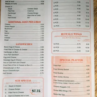 menu, sushi and sashimi