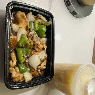 Pepper black bean fish - portion is small