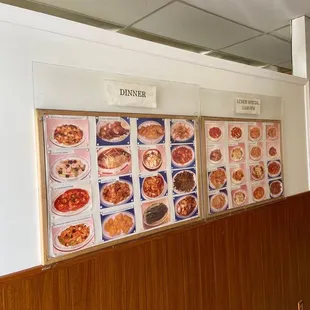 Menu board