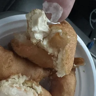 Raw uncooked sweet n sour shrimp