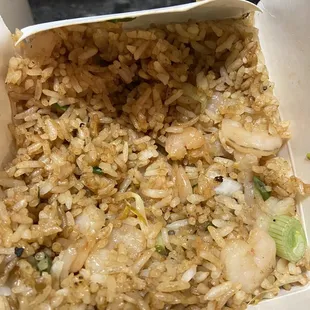 Shrimp fried rice