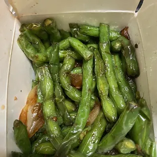 Stir fried green beans