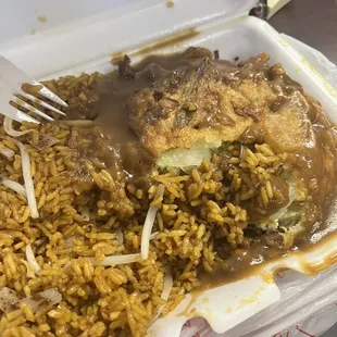 Shrimp Egg Foo Young Combo Plate