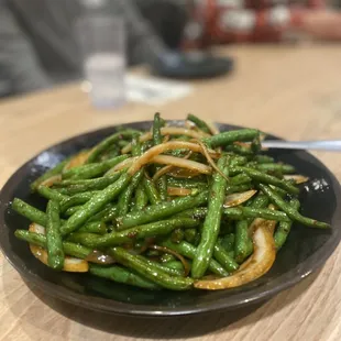 Green String Bean Stir-Fried