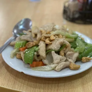 This was good. Cashews and chicken!
