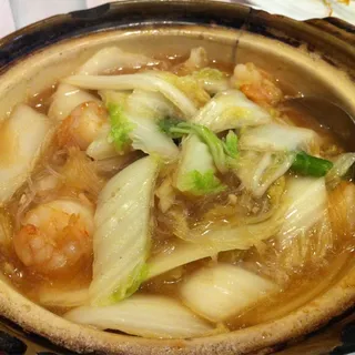32. Shrimp with Vermicelli Clay Pot