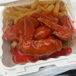 Wings with the mambo  sauce