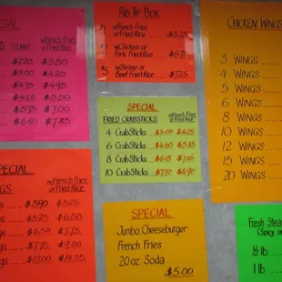 more menuboards (revealing more typical "inner city" offerings)