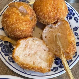 31. Fried Sugar Cane Shrimp