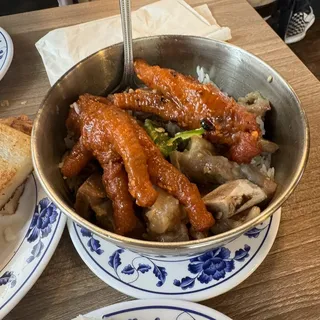 38. Chicken Feet and Spare Rib Rice