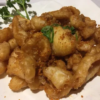 Golden Calamari Wok-Tossed