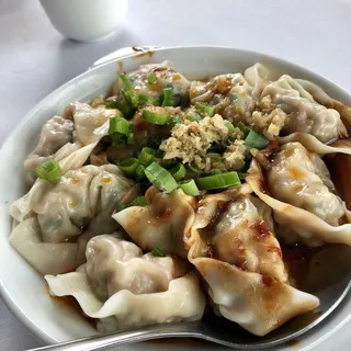 Szechuan Style Spicy Wontons