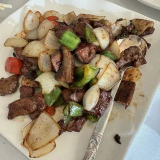 Diced Beef Stir-Fried