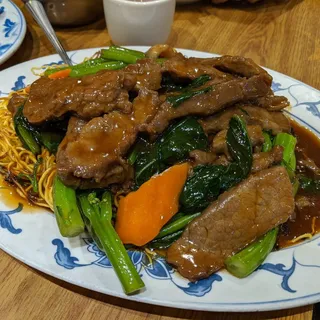 Beef with Vegetable Chow Foon