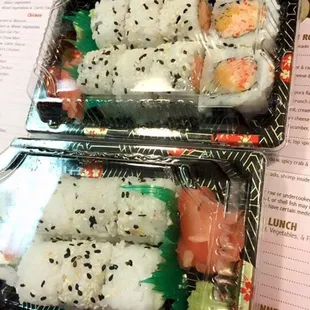 sushi, sashimi, sushi and sashimi, food